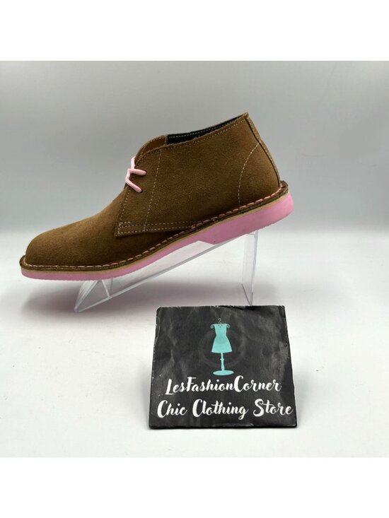 Veldskoen Tan Suede Heritage Uhambo Pink Sole Chukka Boot 8 Men’s/Women’s 10 main image 5